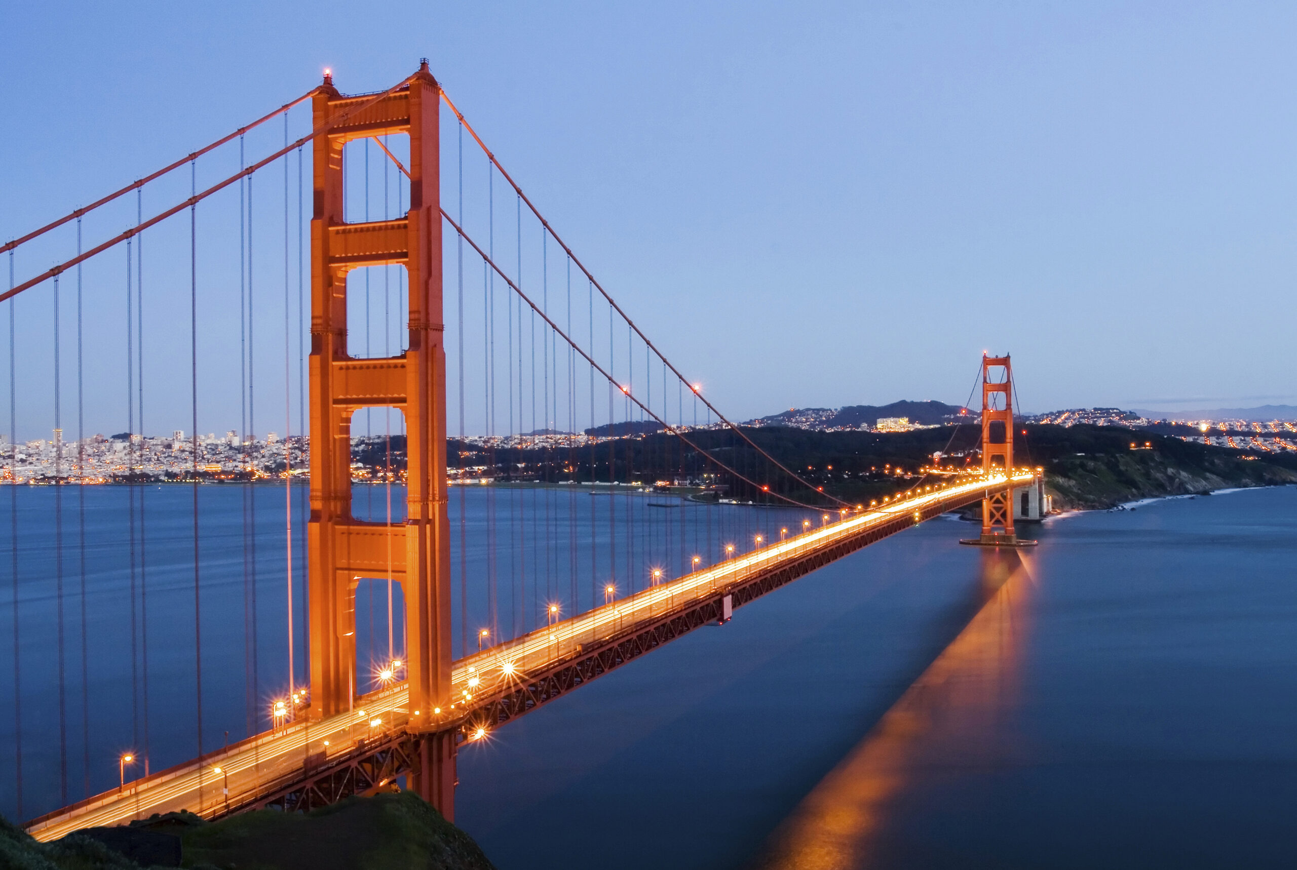J Greg Smith - San Francisco goden Gate Bridge at dusk